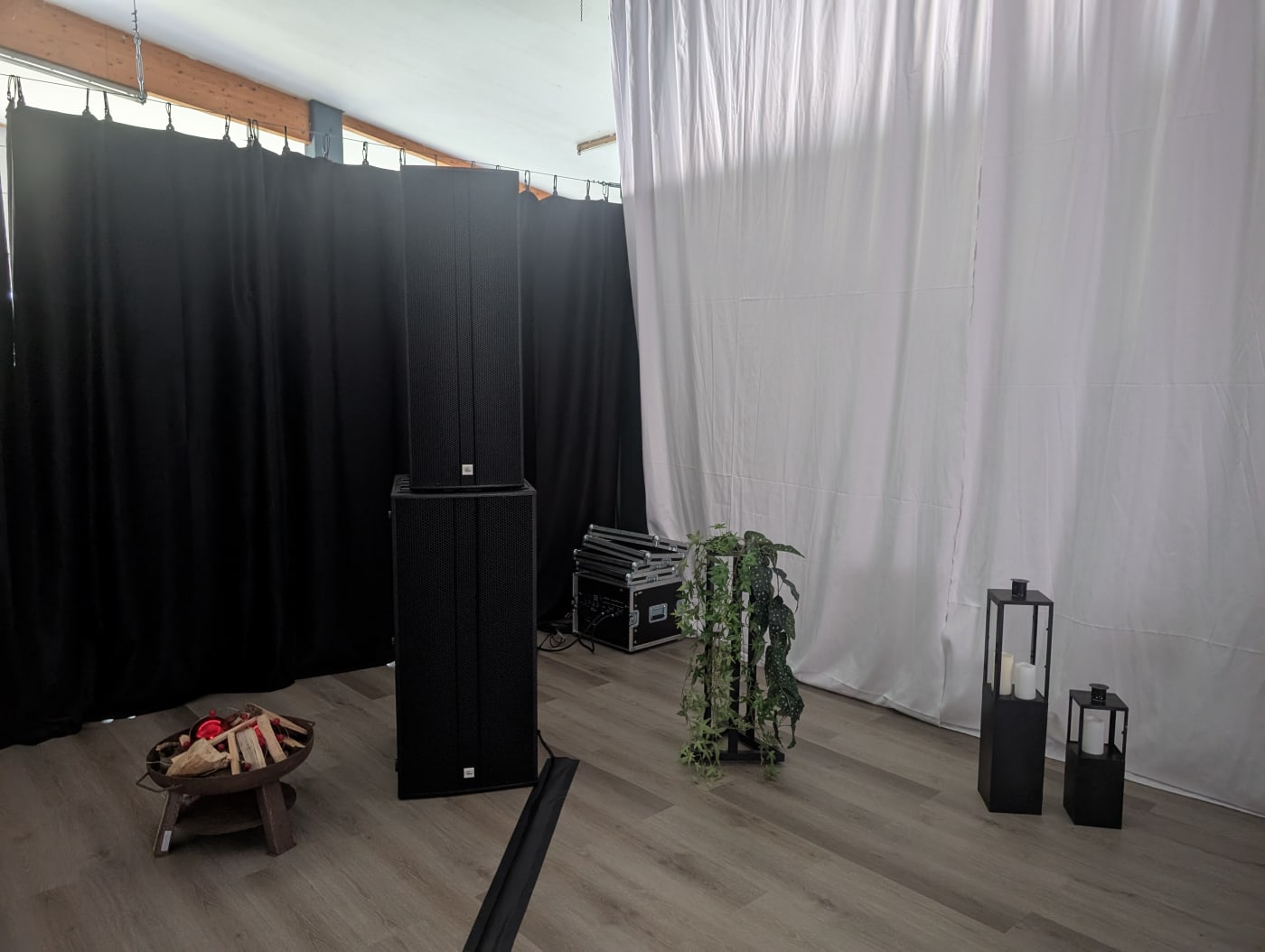 Dekoration in der Halle