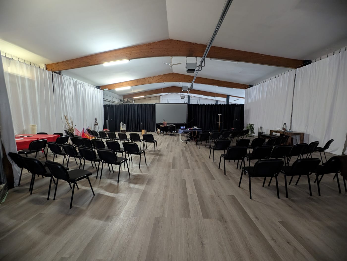 Innenansicht der Halle